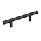 Heritage Designs Contemporary Bar Pull 3 Inch Center to Center Matte Black Finish, 10PK R077744MBX10B - alternate 1